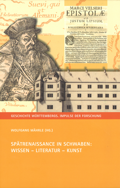 Umschlag von "Spätrenaissance in Schwaben: Wissen – Literatur – Kunst"