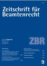 Zeitschrift für Beamtenrecht 9/2011