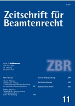 Zeitschrift für Beamtenrecht 11/2011