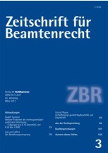 Zeitschrift für Beamtenrecht 3/2012