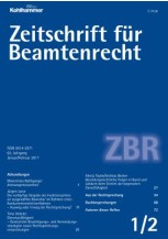 Zeitschrift für Beamtenrecht 3/2017