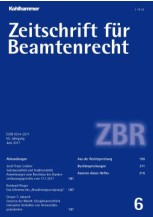 Zeitschrift für Beamtenrecht 6/2017