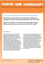 Bilanzierung der Indikatoren der Nationalen Strategie zur biologischen Vielfalt: Wo steht Deutschland beim 2010-Ziel?
