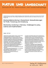 Biodiversitätsmonitoring in Deutschland: Herausforderungen für Politik, Forschung und Umsetzung