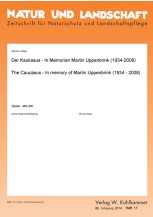 Der Kaukasus - In Memorian Martin Uppenbrink (1934-2008)