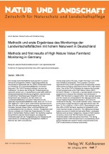Methodik und erste Ergebnisse des Monitorings der Landwirtschaftsflächen mit hohem Naturwert in Deutschland