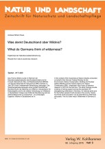 Was denkt Deutschland über Wildnis?