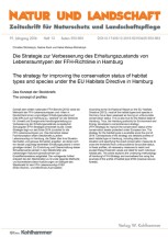 Die Strategie zur Verbesserung des Erhaltungszustands von Lebensraumtypen der FFH-Richtlinie in Hamburg