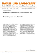 Auswirkungen des Klimawandels auf die Natur in den Alpen