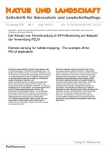 Der Einsatz von Fernerkundung im FFH-Monitoring am Beispiel der Anwendung FELM