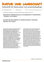 Gewerbliche Wildsammlung von Arzneipflanzen in Deutschland - Situation und Ausblick