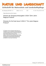 Glossar der Schwerpunktausgabe 3-2024 "Zehn Jahre Nagoya-Protokoll"