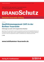 Qualitätsmanagement CAFS in der Berliner Feuerwehr