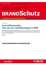 "FeuerwEhrensache": Test von vier Löschfahrzeugen in NRW