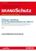 Thüringen: Ausbildung für die Tunnelbasiseinheiten des "VDE 8.1"