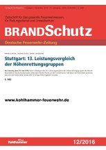 Stuttgart: 13. Leistungsvergleich der Höhenrettungsgruppen
