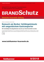 Remseck am Neckar: Gefahrguteinsatz mit umgestürztem Gastransporter