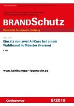 Einsatz von zwei AirCore bei einem Waldbrand in Münster (Hessen)