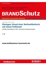 Ehningen: Brand einer Hochvoltbatterie auf einem Prüfstand