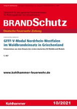 GFFF-V-Modul Nordrhein-Westfalen im Waldbrandeinsatz in Griechenland