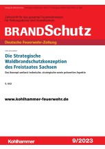 Die Strategische Waldbrandschutzkonzeption des Freistaates Sachsen