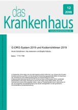 G-DRG-System 2019 und Kodierrichtlinien 2019