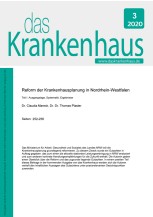 Reform der Krankenhausplanung in Nordrhein-Westfalen