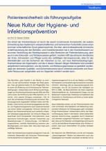 Patientensicherheit als Führungsaufgabe/Neue Kultur der Hygiene- und Infektionsprävention - Patientensicherheit als gesetzlicher Auftrag 2014