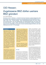 LSG Hessen: Zugelassene MVZ dürfen weitere MVZ gründen!